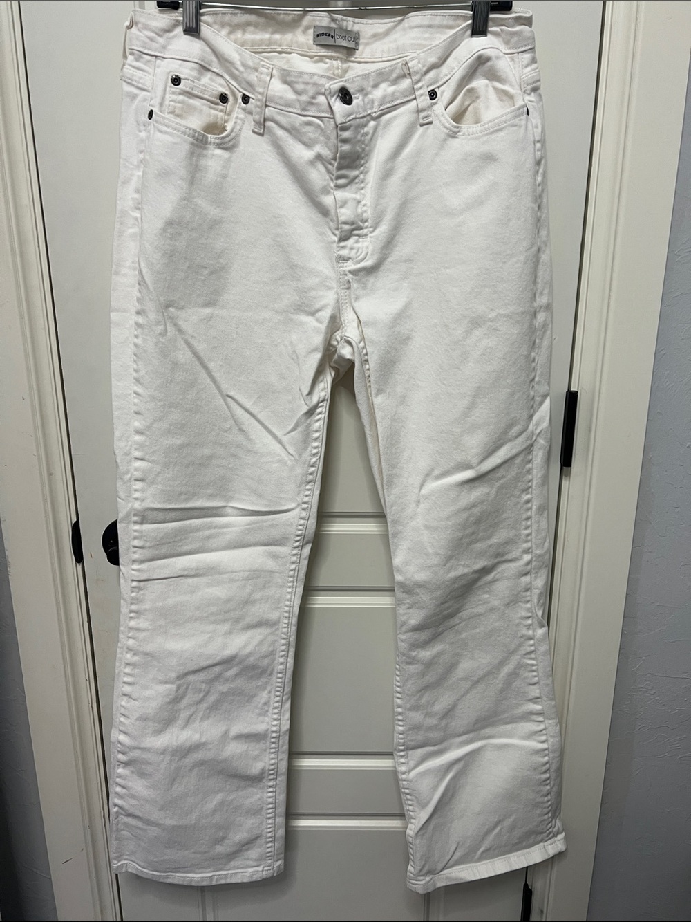 Riders by Lee White Straight-Leg Jeans